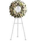 Serenity Wreath from Olney's Flowers of Rome in Rome, NY
